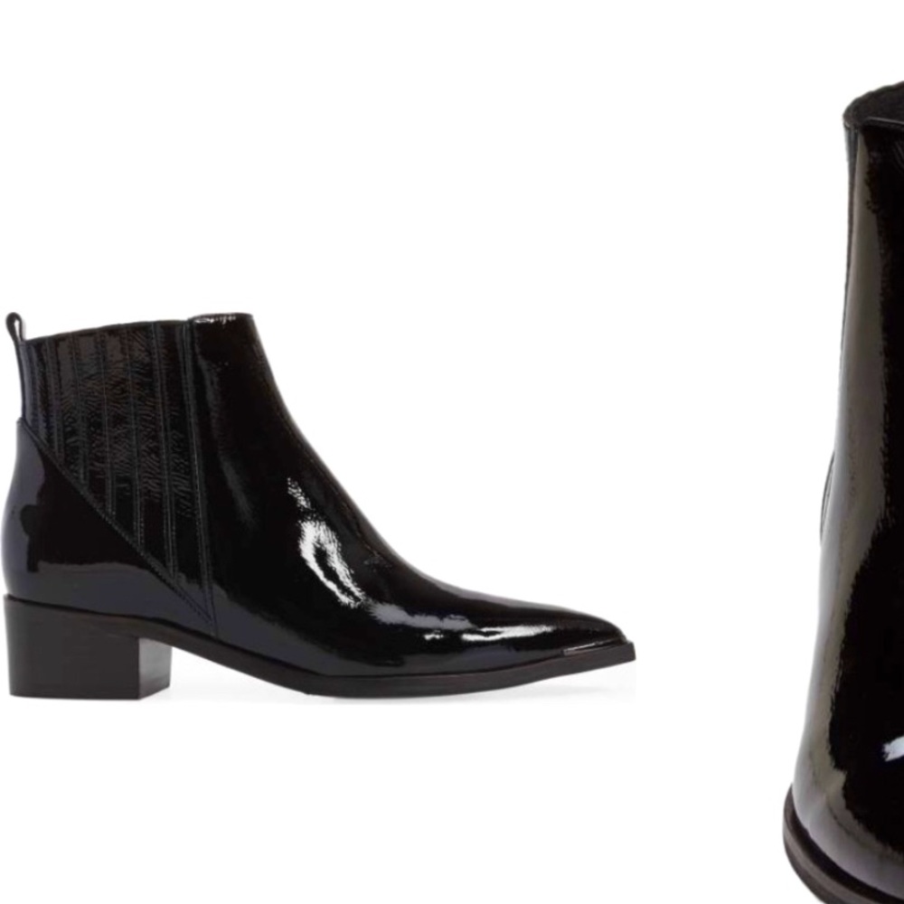 Marc Fisher black patent leather leather size 7.5